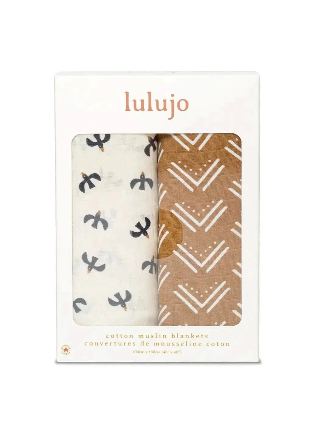 2-pack Cotton Swaddles by Lulujo
