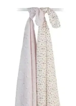 2-pack Cotton Swaddles by Lulujo