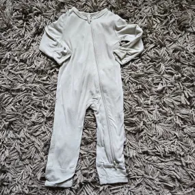 3-6M Kyte Romper Aloe Zipper Romper Bamboo, Kids 6 Month (3-6M)