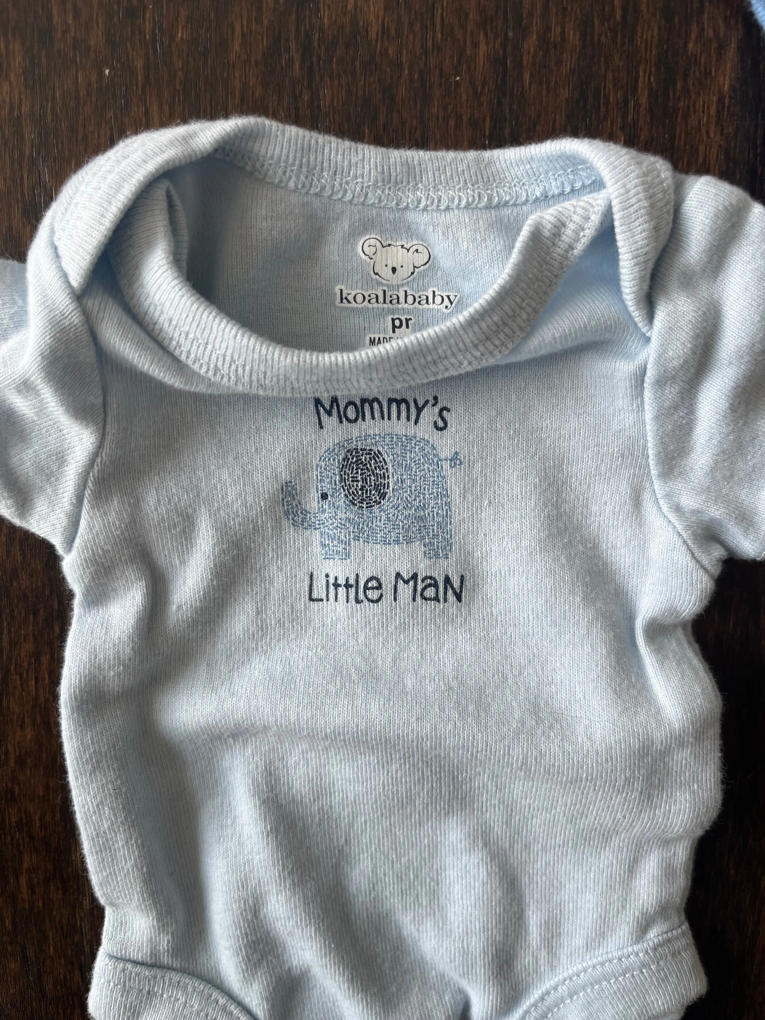 4 Pack PREEMIE Baby Boy Onesies, Kids Newborn