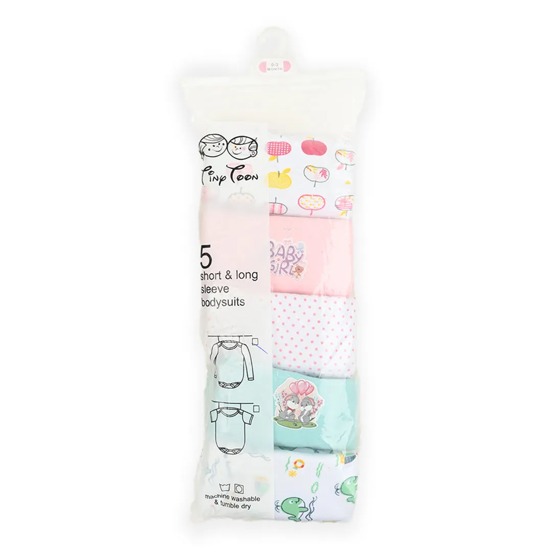 5 Piece Full Sleeves Bodysuits