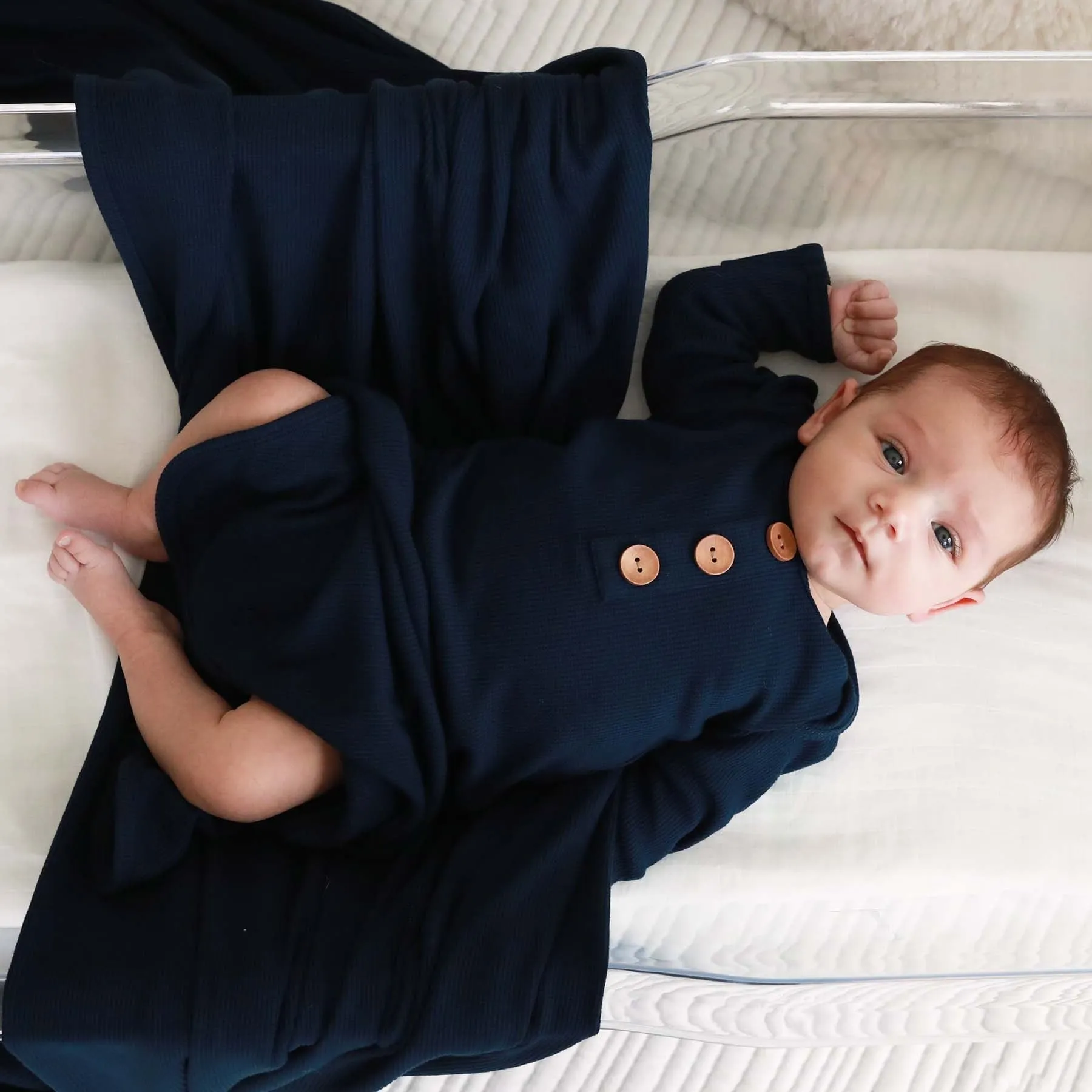 All Bamboo Waffle Swaddle Blankets