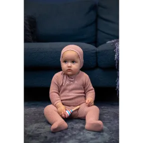 Baby Belinha Mauve XXX Footie & Hat