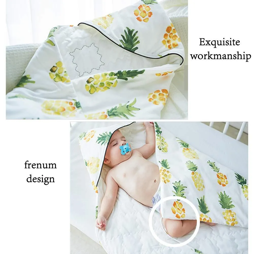 Baby Boy Muslin Winter Swaddle Wrap Blankets