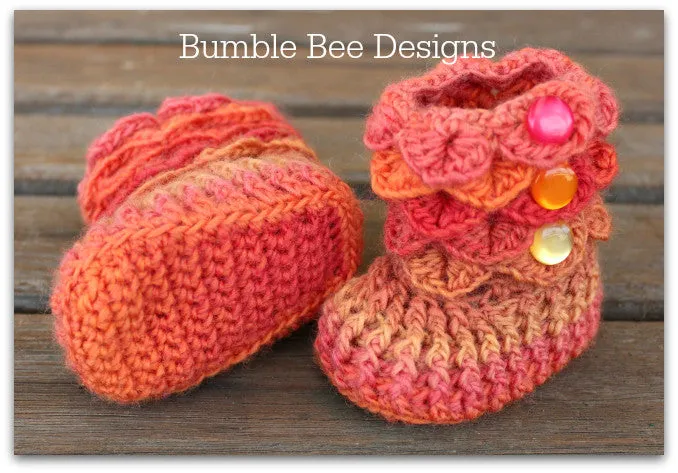 Baby Crochet Beanie & Booties Set