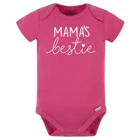 Baby Girls "Mama's Bestie" Short Sleeve Onesies® Bodysuit