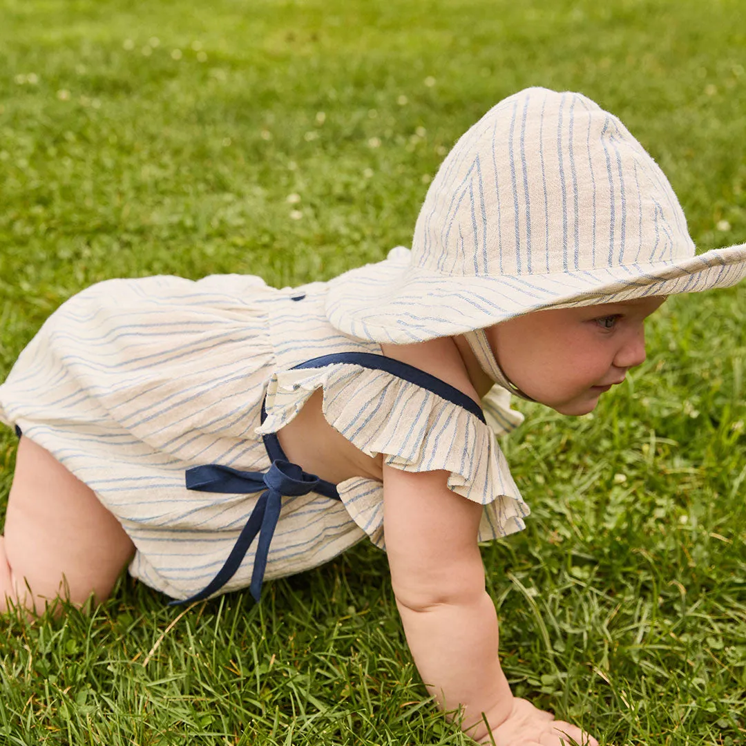 Baby Girls Sun Hat - Riviera Stripe