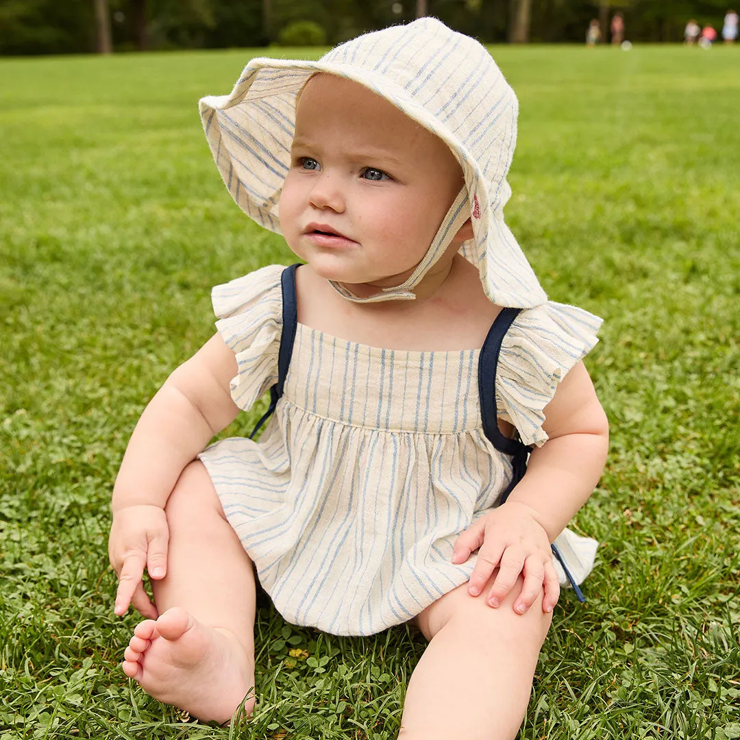 Baby Girls Sun Hat - Riviera Stripe