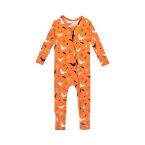 Bamboo Convertible Footie Romper - Hendrix (Bats)