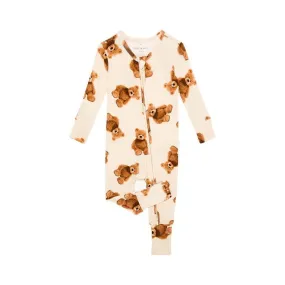 Bamboo Convertible Footie Romper - Teddy Freddy (Bears)