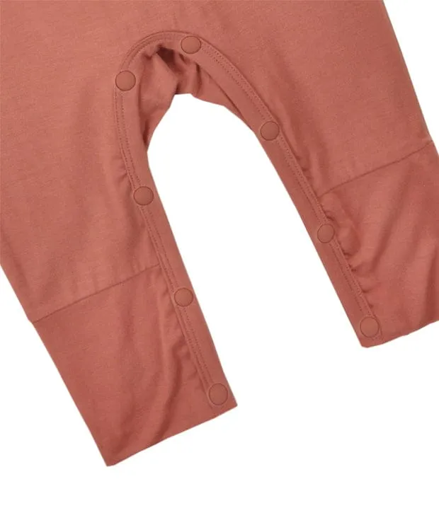 Bamboo Fibre Sleeveless Long Baby Onesie
