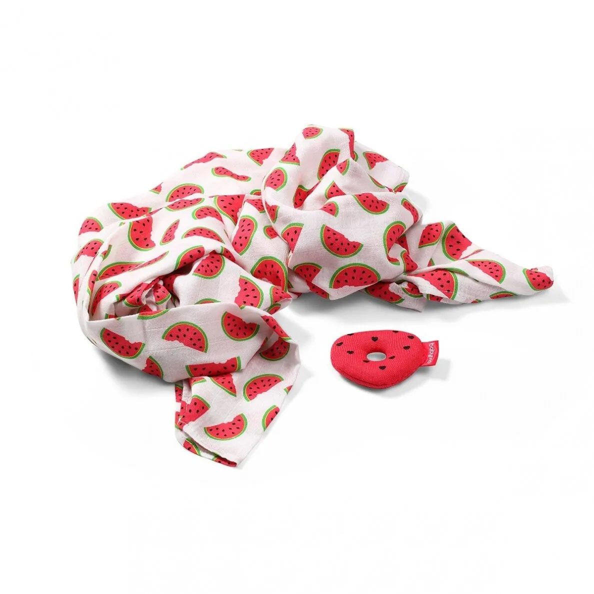 Bamboo Muslin Swaddle Watermelon 120x120cm
