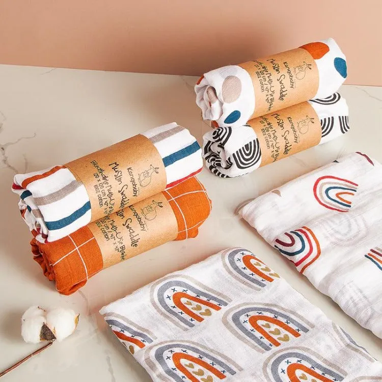 Bamboo Swaddle Blanket | Grid