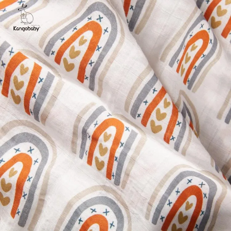 Bamboo Swaddle Blanket | Rainbow