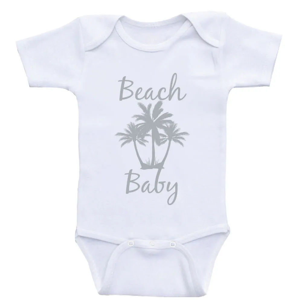 Beach Baby Clothes "Beach Baby" Cute Baby One Piece Shirts