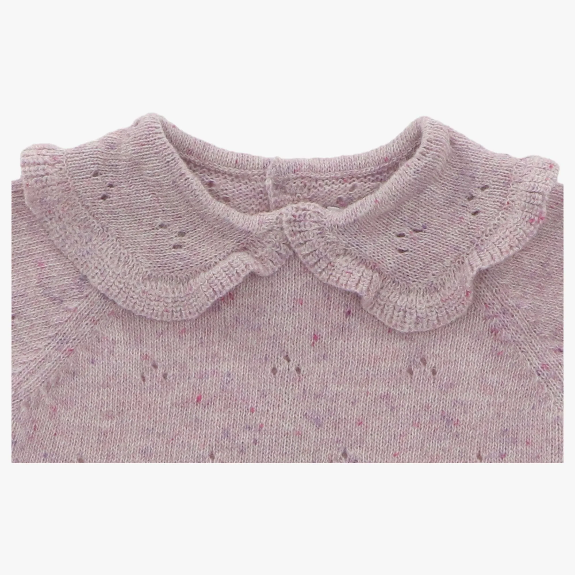 Beautiful Dusty lilac Knitted jumper and floral print bloomers 2 piece set