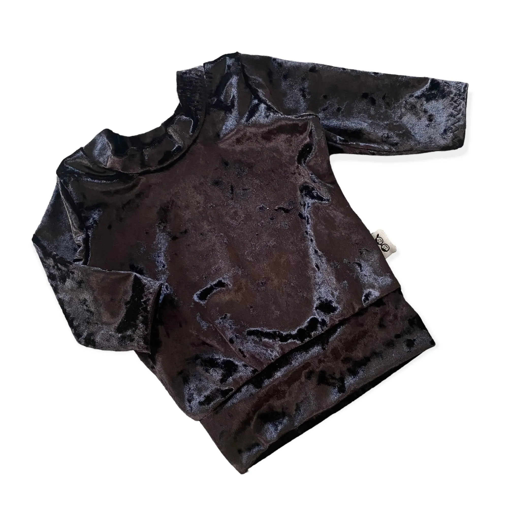 Black Velvet Lounge Top