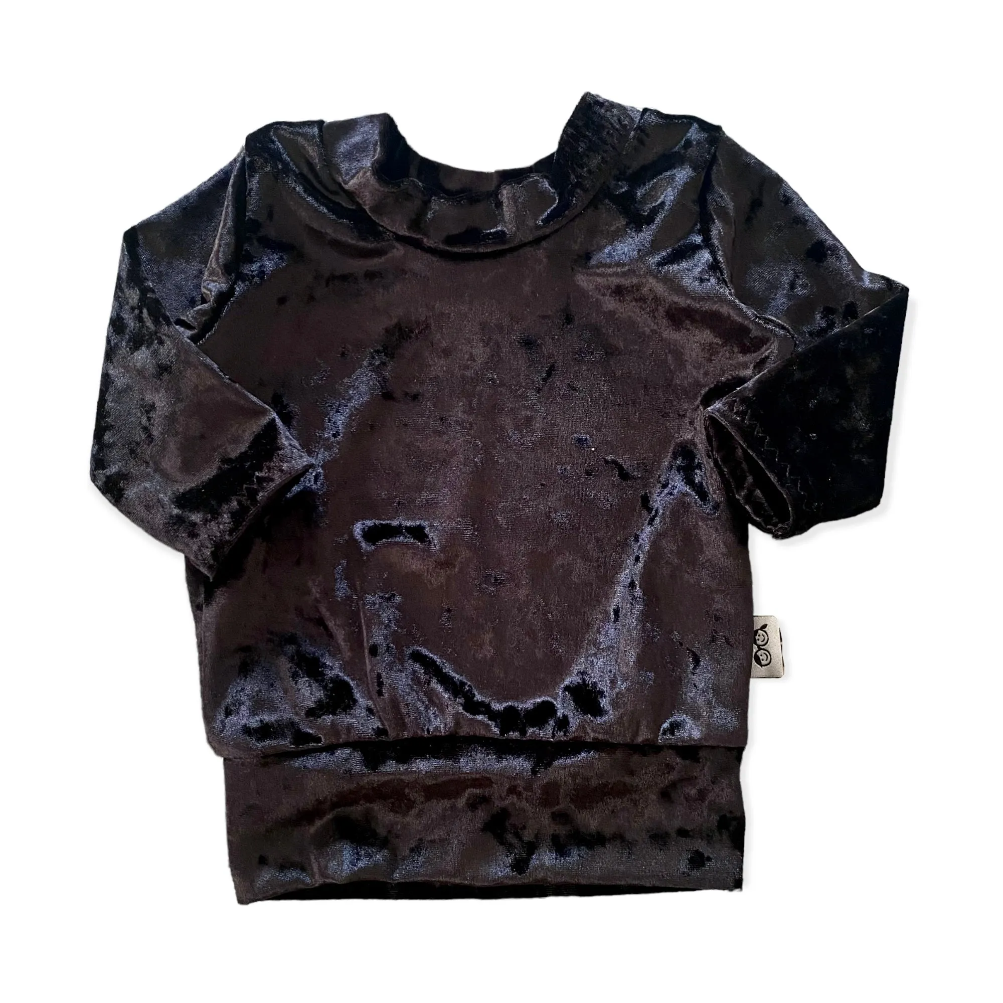 Black Velvet Lounge Top