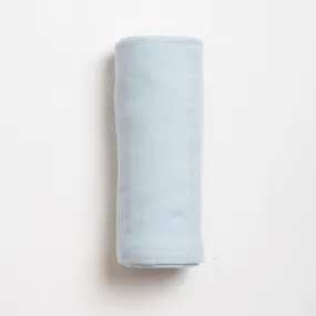Blue Plain Baby Muslin Swaddle