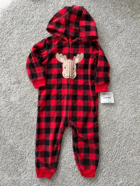 BNWT Carter’s fleece zip-up onesie. 18m, Kids 18 Month (12-18M)