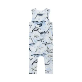 Boy's Bamboo Basic Racerback Romper - Sharkly