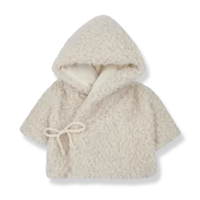Buba Teddy Fleece Hooded Baby Jacket