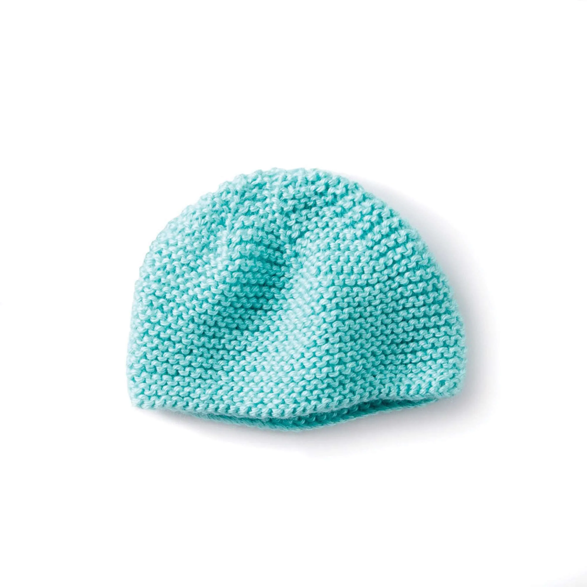 Caron Knit Mini Garter Stitch Cap