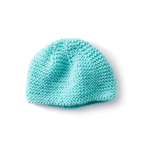 Caron Knit Mini Garter Stitch Cap