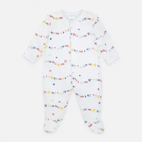 Cars Printed Footie | Baby Boy
