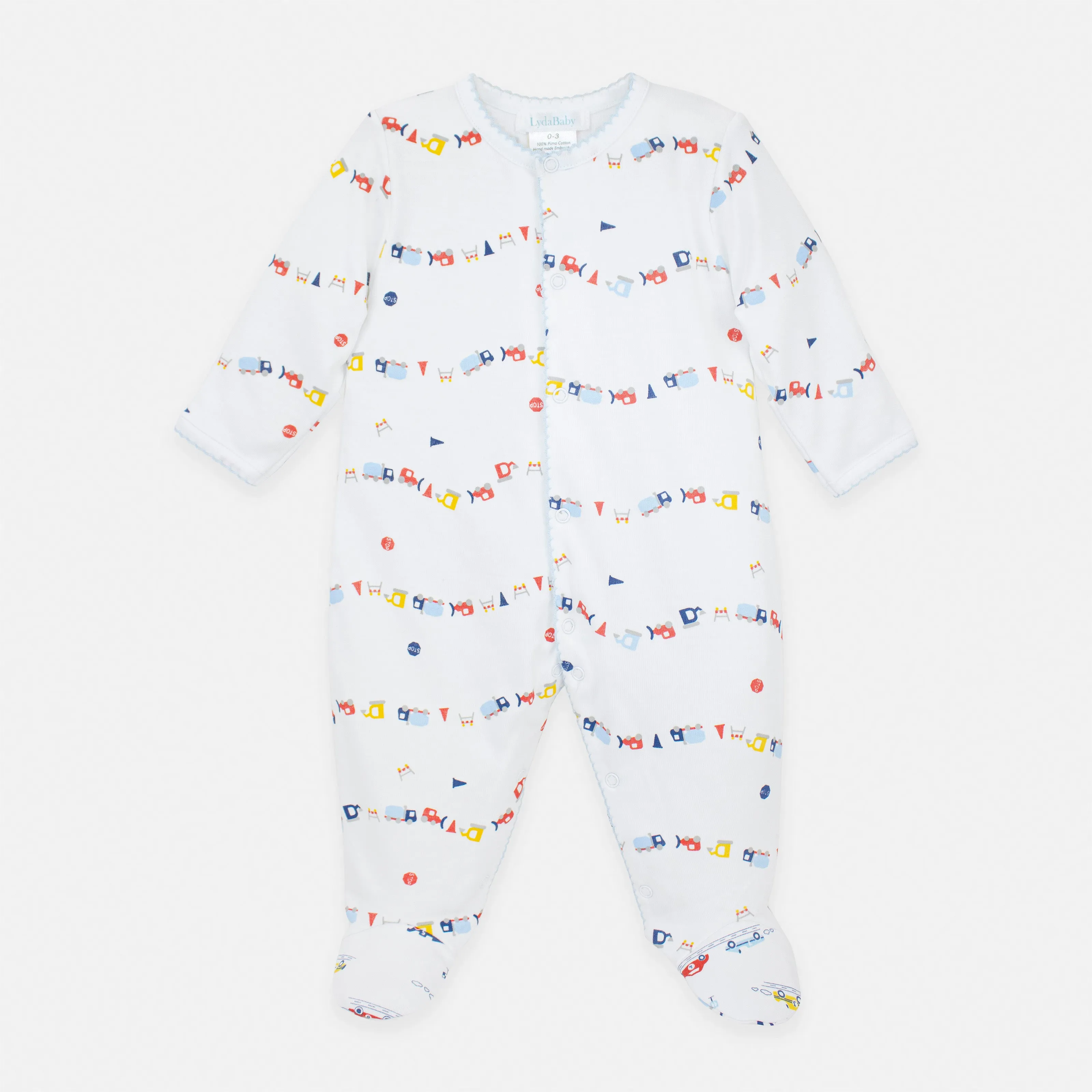 Cars Printed Footie | Baby Boy