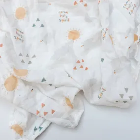 Come Holy Spirit Muslin Swaddle