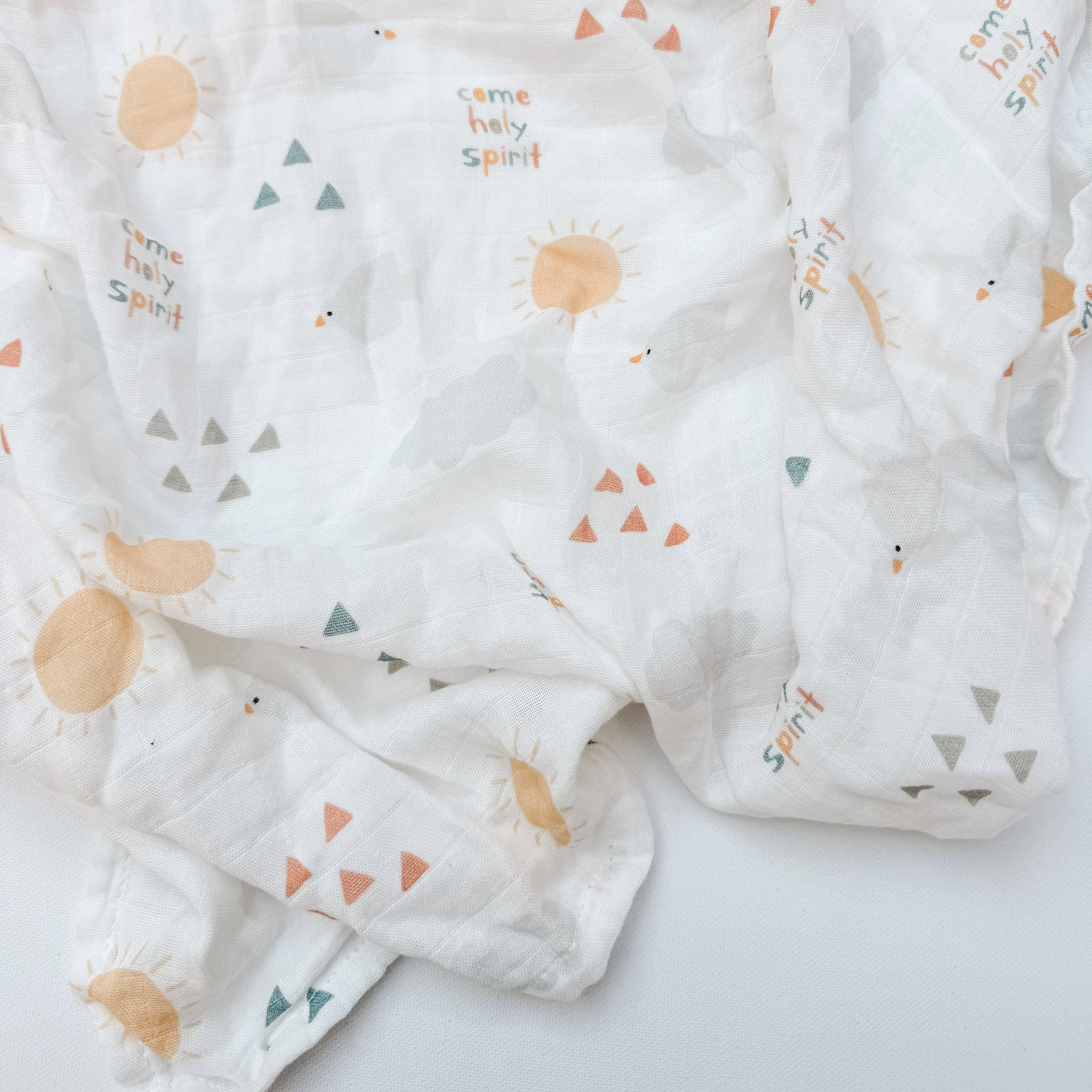 Come Holy Spirit Muslin Swaddle