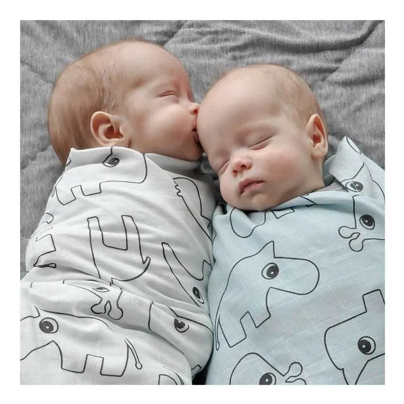 Contour Swaddle 2pk - Grey