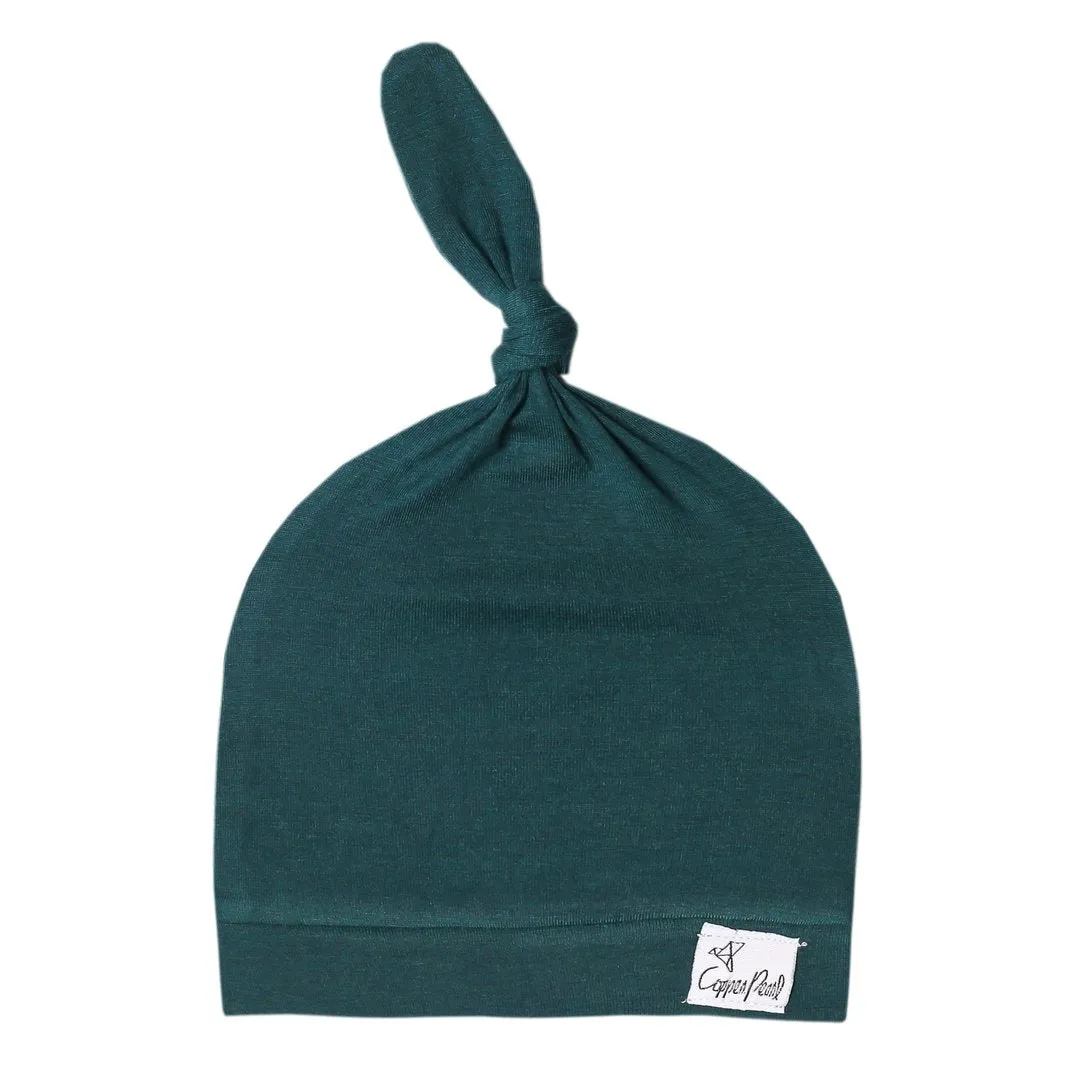 Copper Pearl Jaspar Top Knot Hat