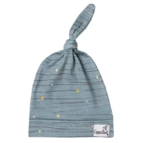 Copper Pearl Starlight Top Knot Hat