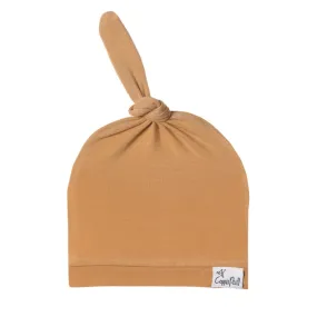 Copper Pearl Top Knot Hat / Dune