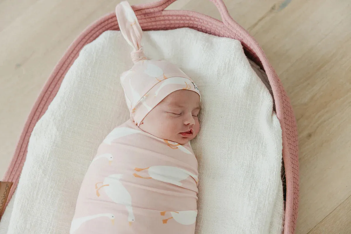 Copper Pearl Top Knot Hat / Goosie