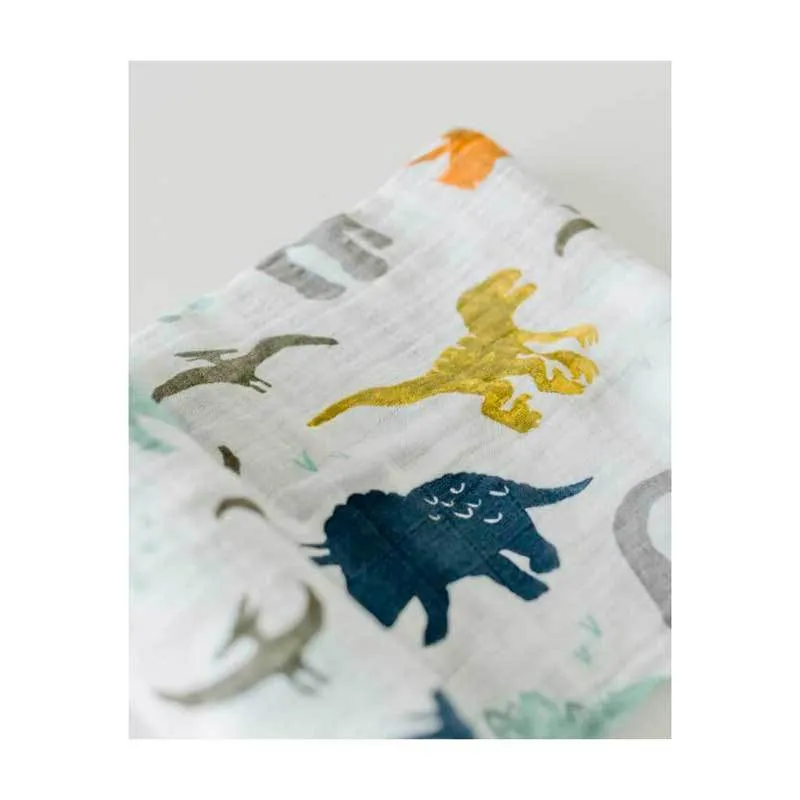 Cotton Muslin Swaddle – Dino Friends
