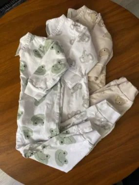 Cotton Onesie Bundle, Kids 9 Month (6-9M)