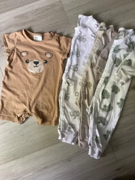 Cotton Onesie Bundle, Kids 9 Month (6-9M)