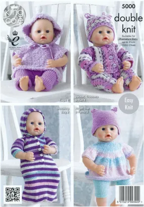 Dolls Clothes in King Cole DK (5000)