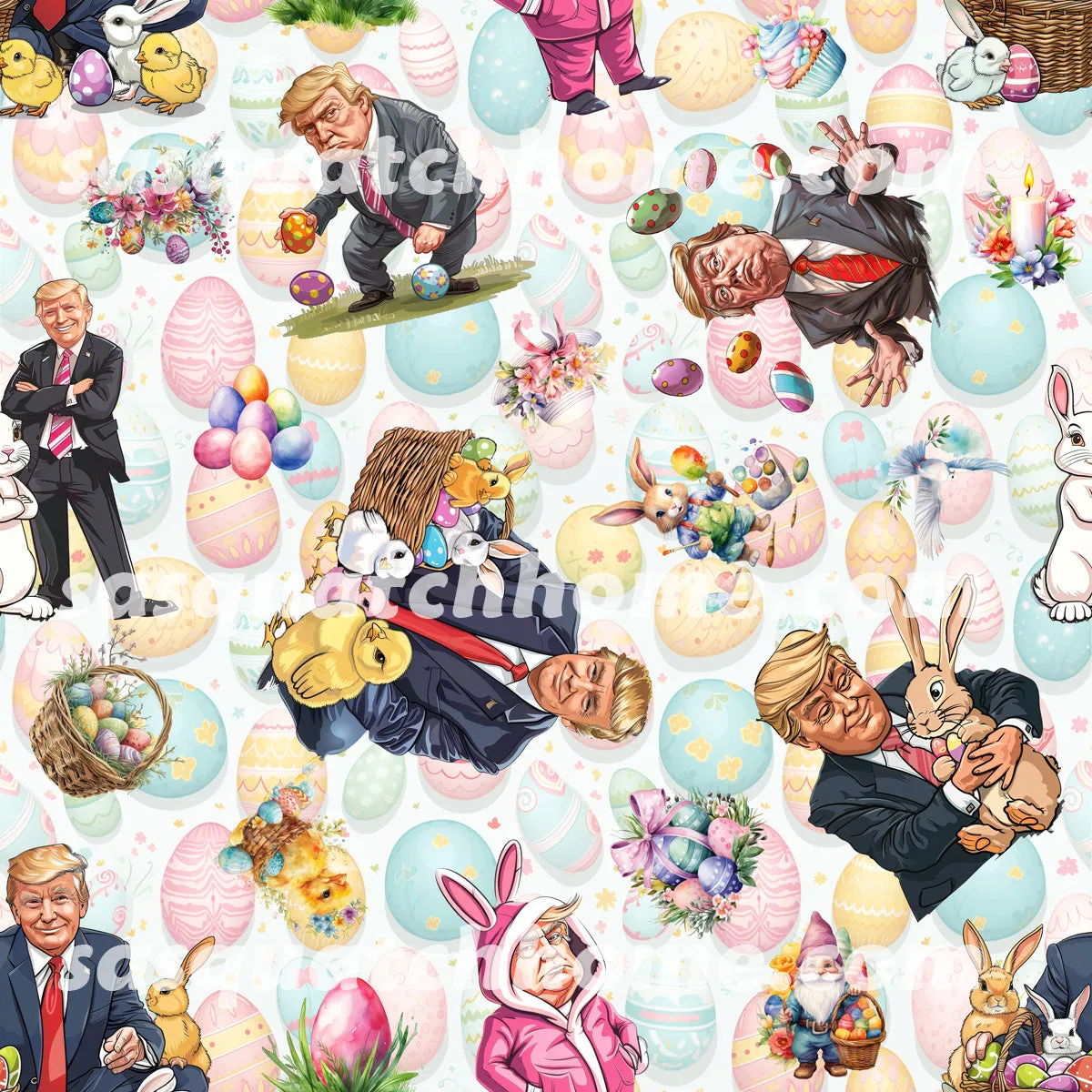 Donald Trump, Maga 20 Designs Long Sleeved Baby Onesies