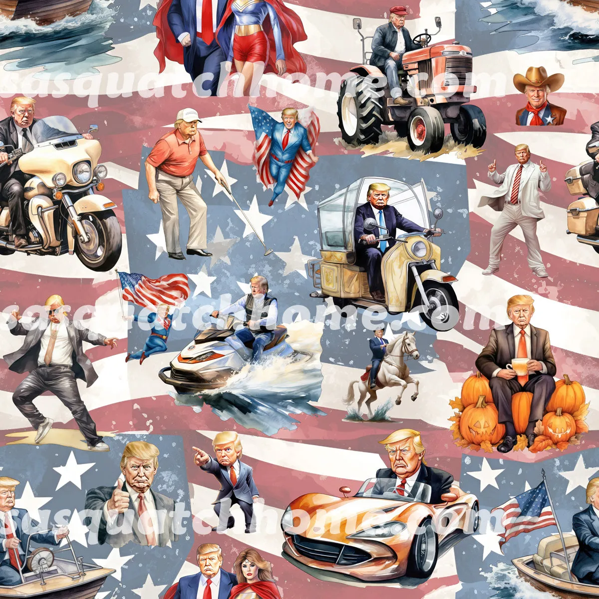 Donald Trump, Maga 20 Designs Long Sleeved Baby Onesies