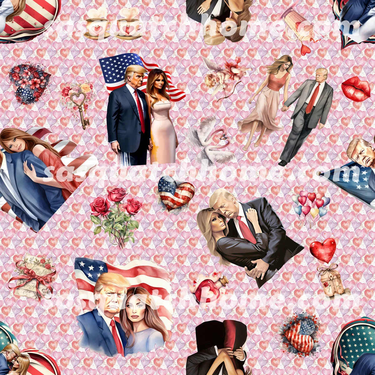 Donald Trump, Maga 20 Designs Long Sleeved Baby Onesies