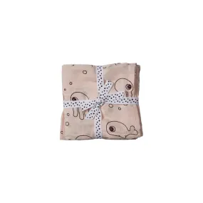 Done by Deer Swaddles - Sea Friends - Powder - 2 Pack