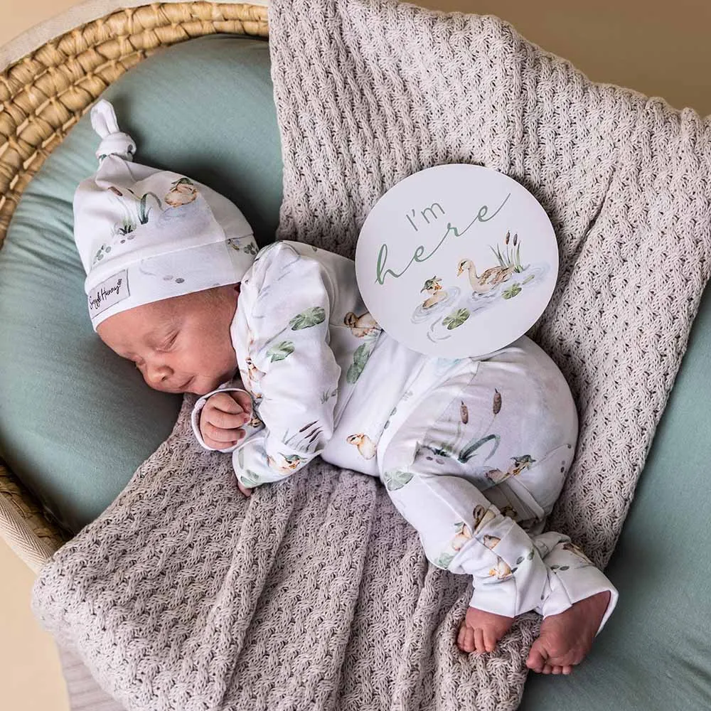Duck Pond Organic Knotted Beanie