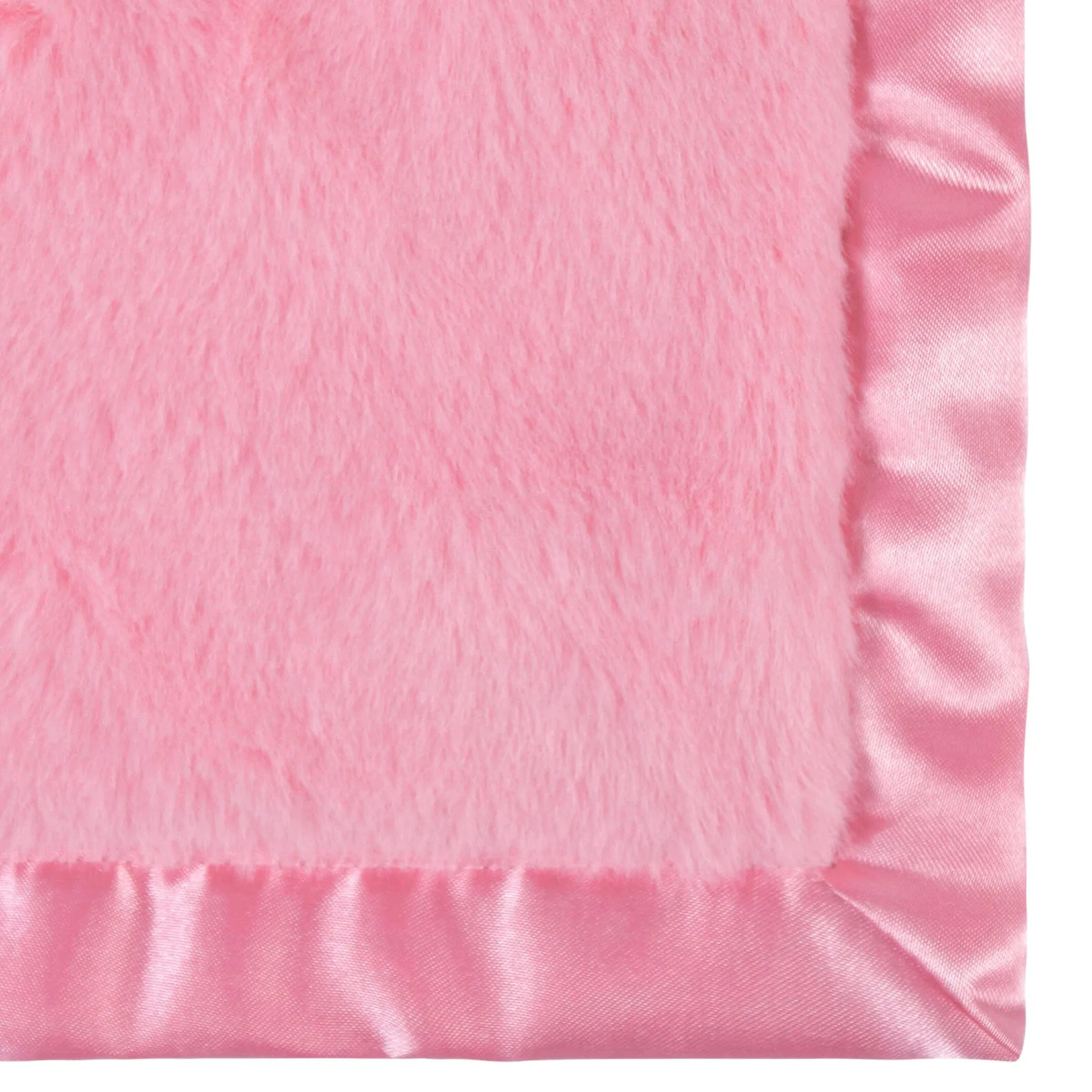 Embroidered Girls Light Pink Security Blanket
