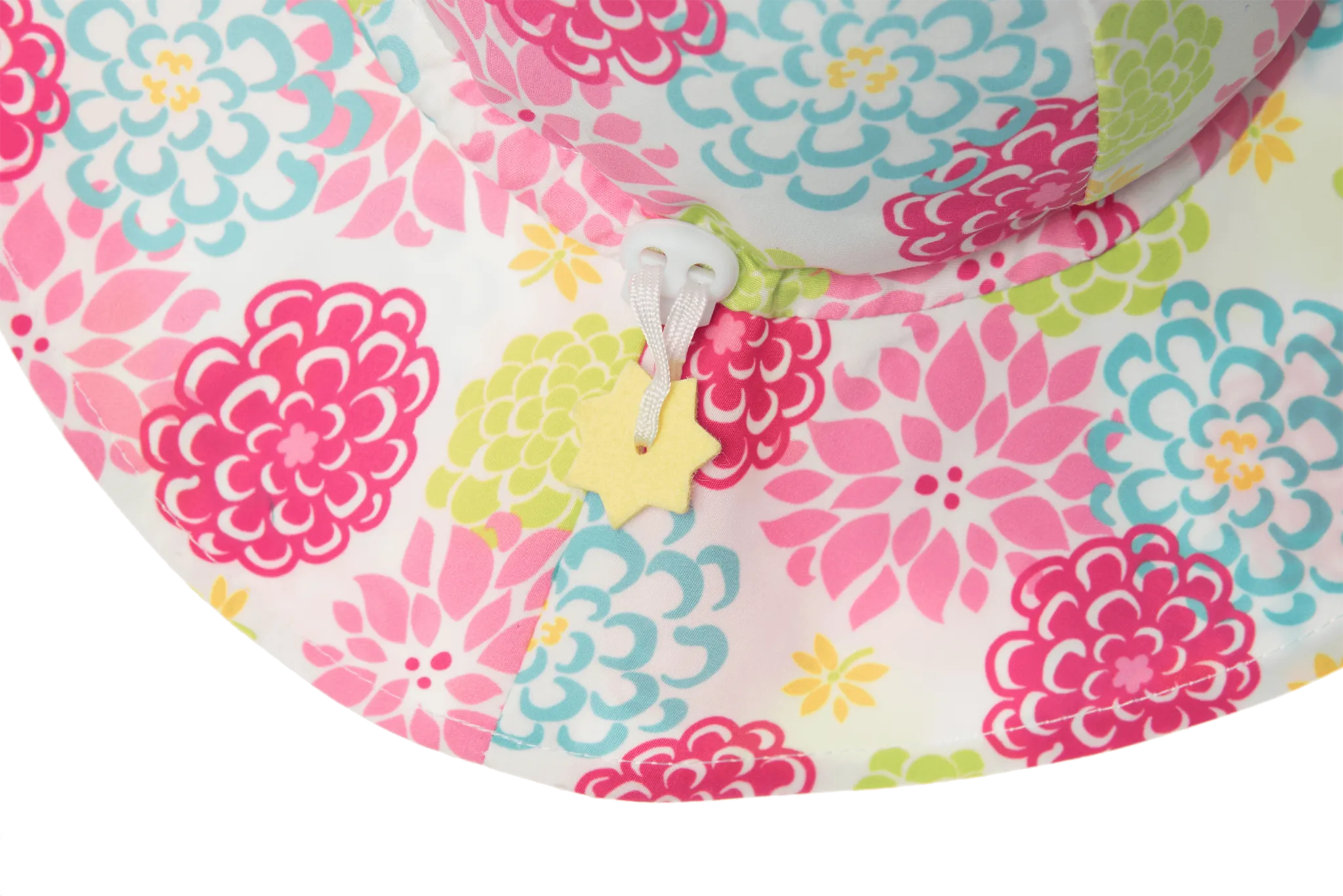 Floral Basic Round Sun Protection Hat