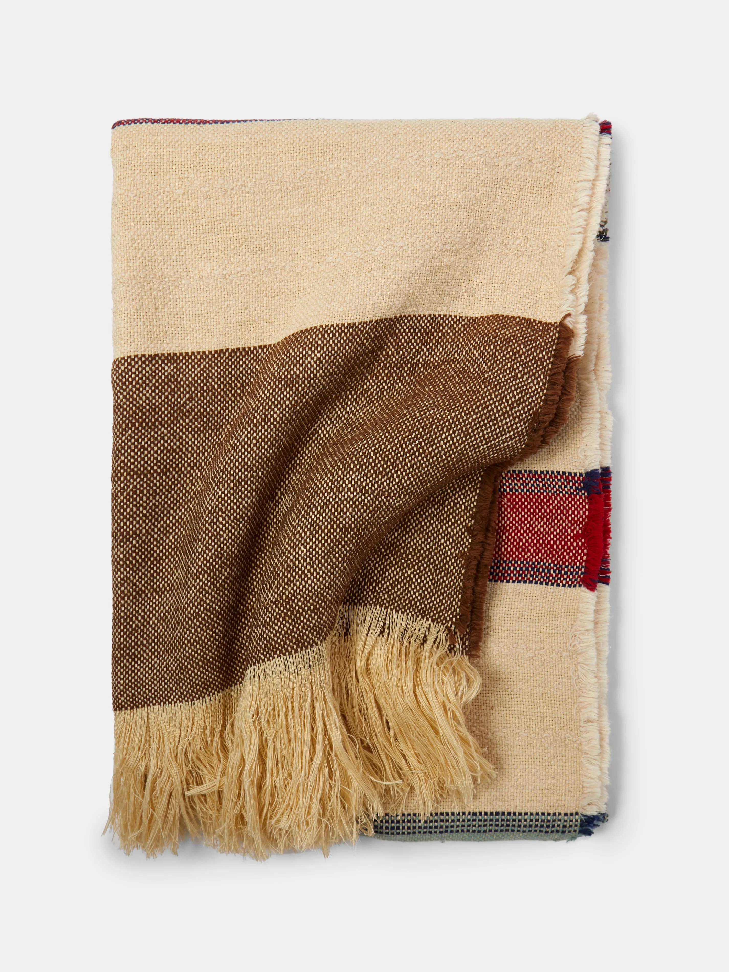 Forestiere Handwoven Linen and Cotton Blanket (75in/1.9m)