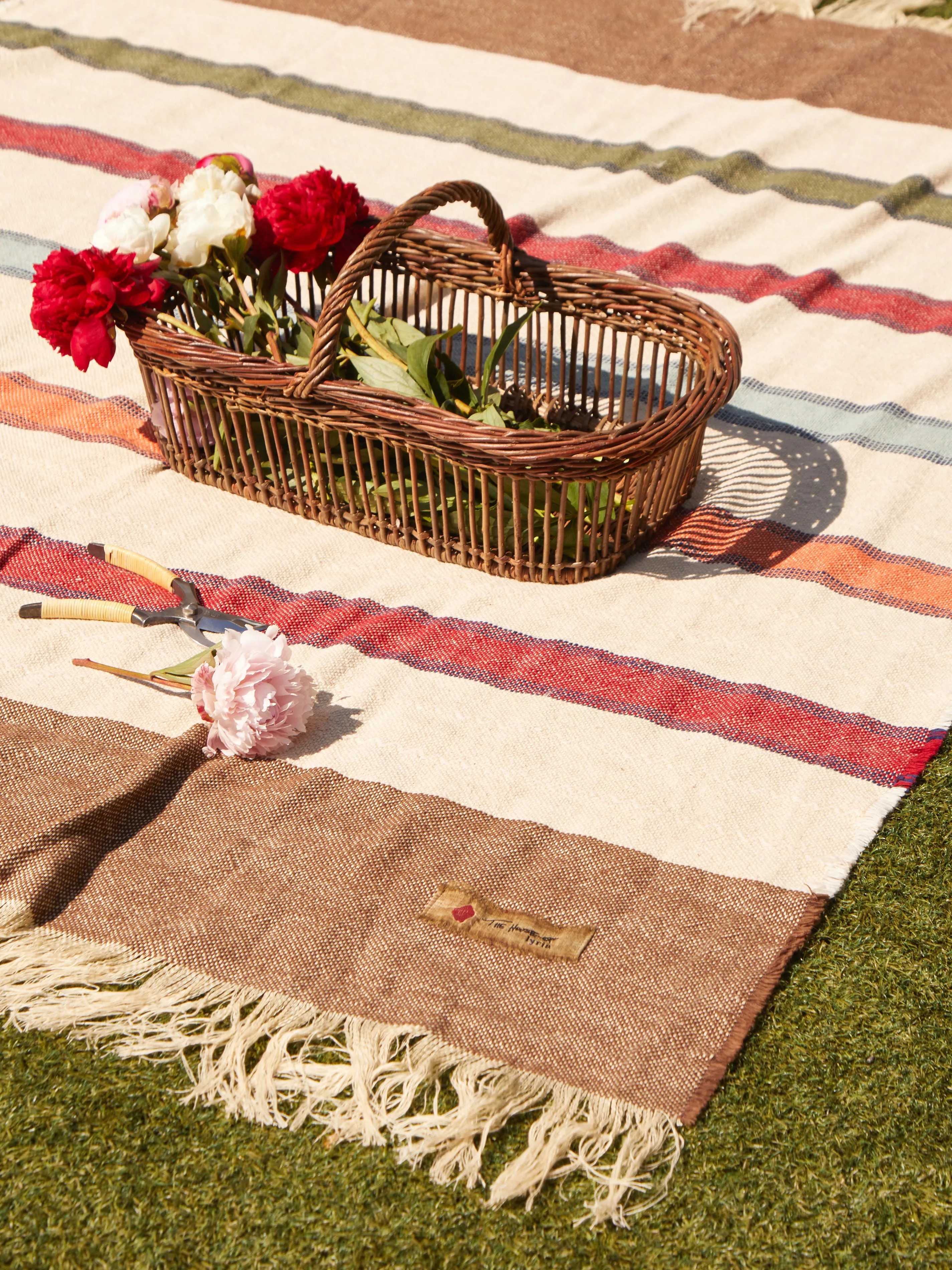Forestiere Handwoven Linen and Cotton Blanket (75in/1.9m)